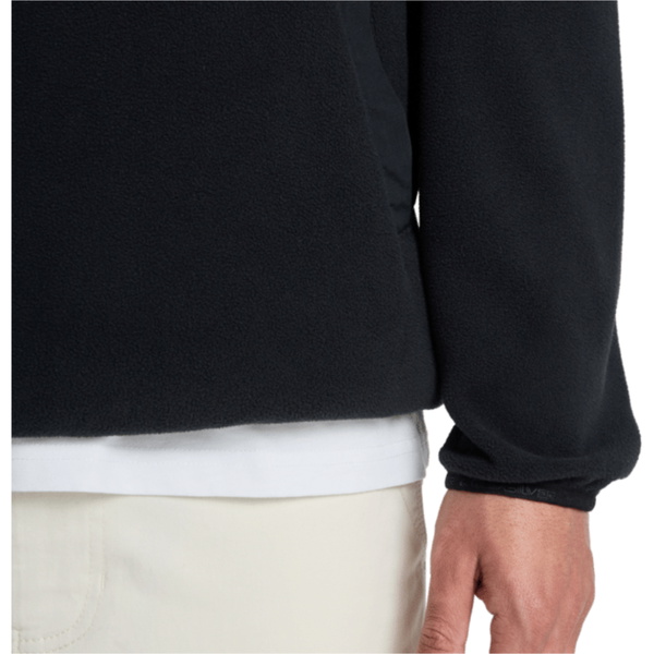 2025 Quiksilver Mens No Destination Half Opening Fleece EQYPF03072 - Black